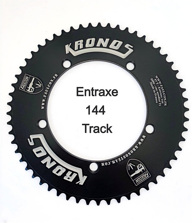Plateau Piste KRONOS et XL 1/8" ENTRAXE 144 - MF Carbon Cycles